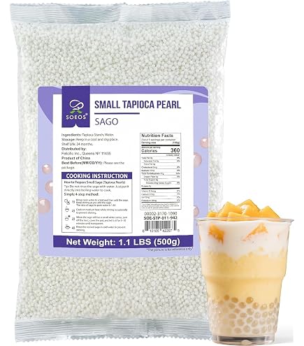 Amazon.com: 14oz Asuka Tapioca Pearl White Large (One Bag